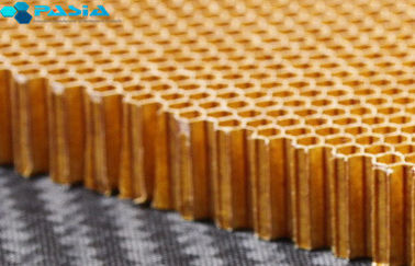 China O favo de mel de Aramid da isolação sadia almofada o teste padrão 120 G/M2 do Weave de cetim fornecedor