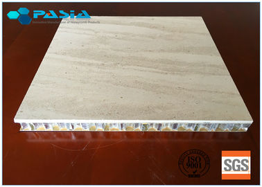 China O composto de pedra de mármore do favo de mel almofada 20 - 25 milímetros de espessura para a decoração do escritório fornecedor