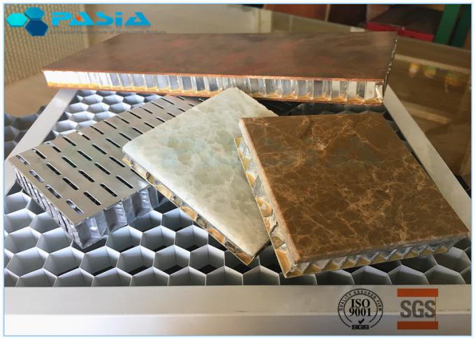 Núcleo de favo de mel de alumínio ligado da colagem alta da carga para a placa da parede de cortina