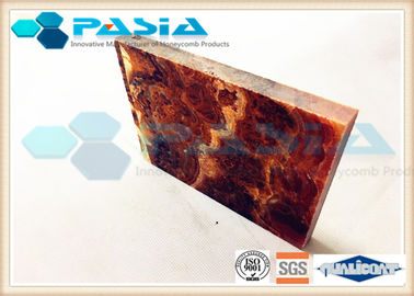 China Painéis compostos de mármore de pedra suportados favo de mel da indústria de construção naval impermeáveis fornecedor