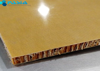 China Os painéis do favo de mel de Aramid da resina fenólico para o iate muram/peso do teto 40g/M2 fornecedor