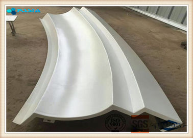 China Chapa metálica de alumínio ondulada, painéis de teto de alumínio de pouco peso fornecedor