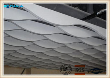 China Dobre a placa de alumínio do costume da superfície curvada 1100 para a entrada de construção fornecedor
