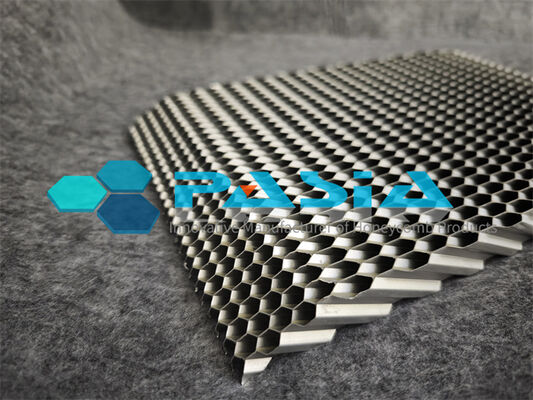 High Specific Surface Area Angled Aluminum Honeycomb Core For Air Purification fornecedor