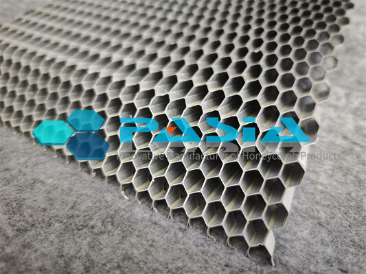 High Specific Surface Area Angled Aluminum Honeycomb Core For Air Purification fornecedor