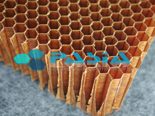 Flex Core Aramid Honeycomb for Three D Shaped Parts Requiring Insulation and Non Conductivity fornecedor