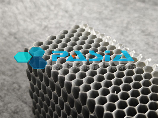 Corrosion Resistant Chromate‑coated Aluminum Honeycomb Energy Absorber Pad in 1250×1250mm Size for Railway Vehicle Buffering with Stable Plateau Stress Characteristics. fornecedor
