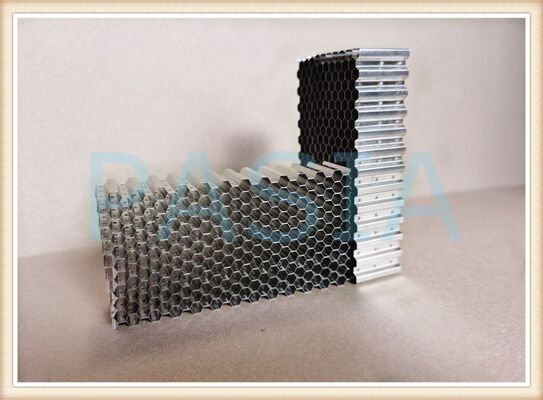 High Temperature Tolerance Low Pressure Drop EMI Shielding Stainless Steel Honeycomb Air Flow Straightener for Engine Intake Testing fornecedor